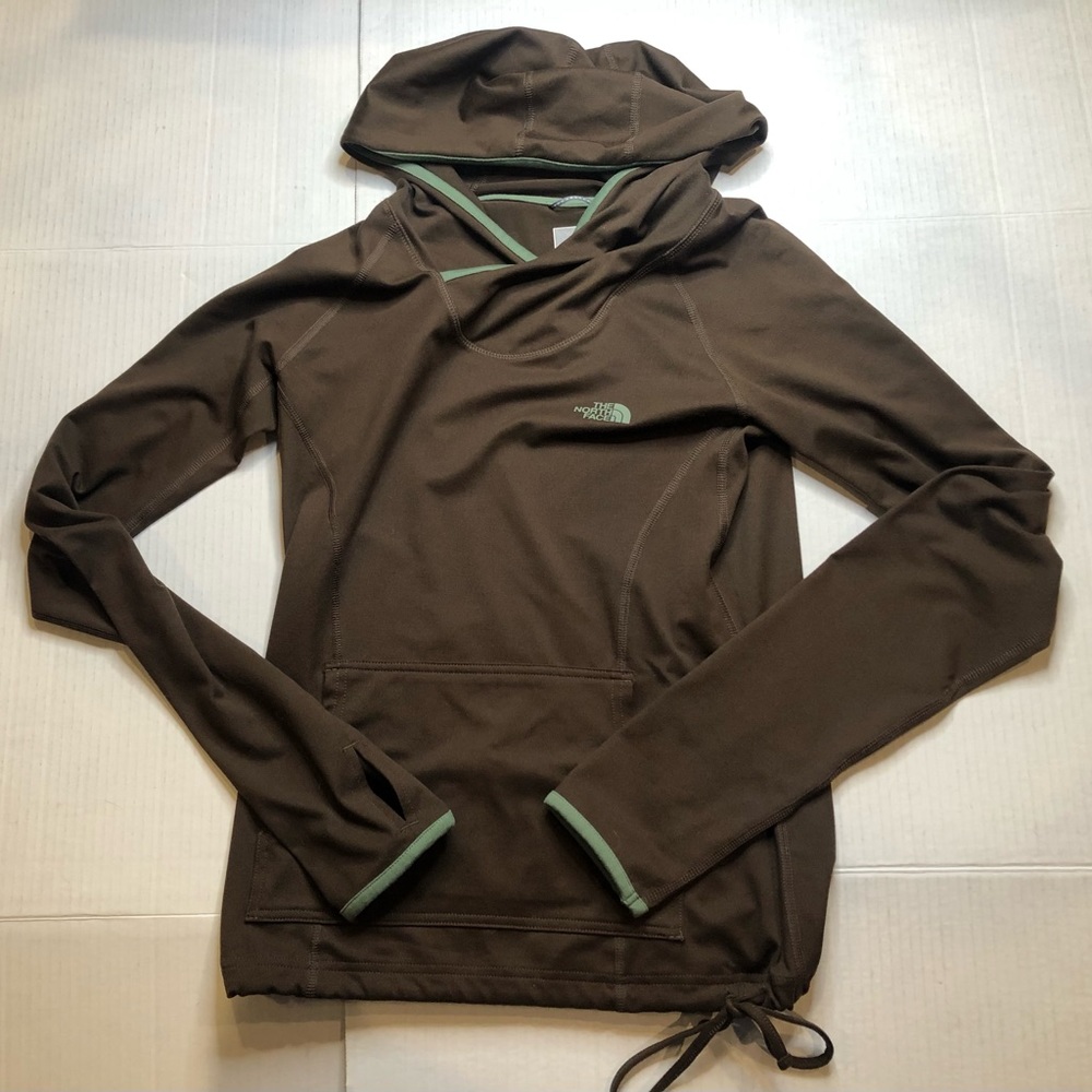 The North Face Women’s Brown Vapor Wick Hoodie Lightweight Pullover Size S Small